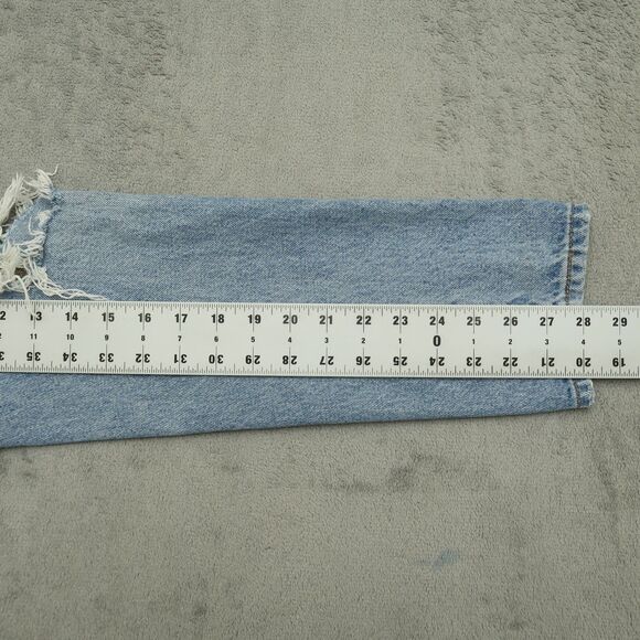 Levi's 501's Jeans Women's Size 26 High-Rise Skinny Denim 28" Inseam Destroyed - Picture 5 of 16